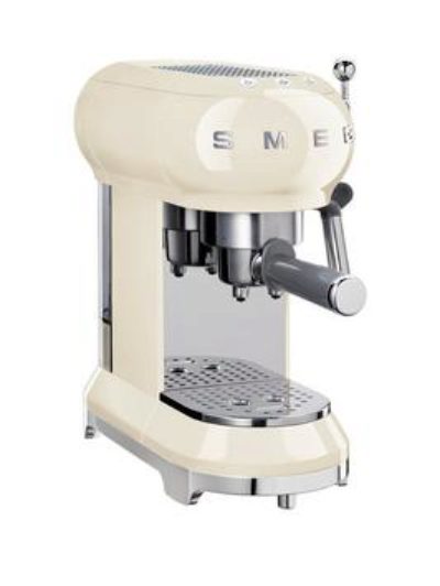 Smeg Espresso Coffee Machine Cream Smeg Espresso Coffee Machine Cream